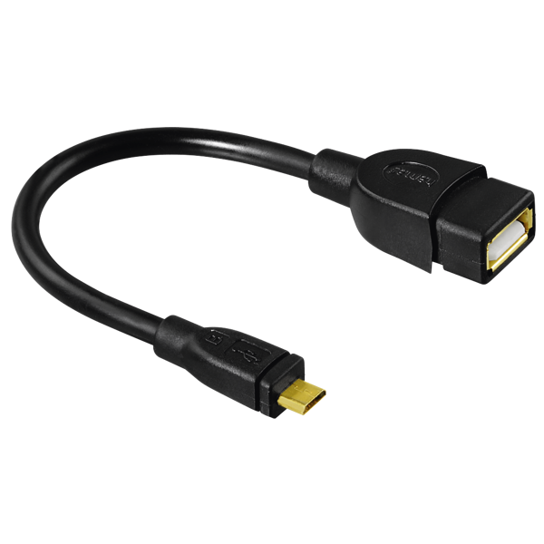 Снимка на Кабел USB 2.0 OTG micro USB 2.0 0.15м.