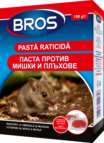 Снимка на Примамка паста против мишки 150 гр. БРОС