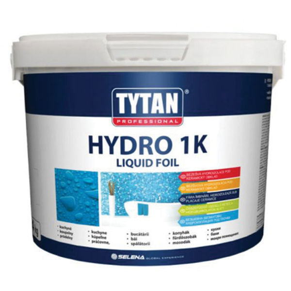 Снимка на Фолио Tytan Hidrol 1K течно хидроизолационно - 12 кг. - Tytan
