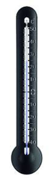 Снимка на Термометър външен PVC черен 285х52