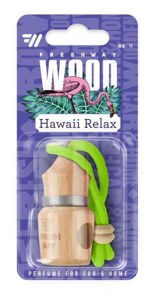 Снимка на Ароматизатор с течен парфюм Wood Blister - Hawaii Relax