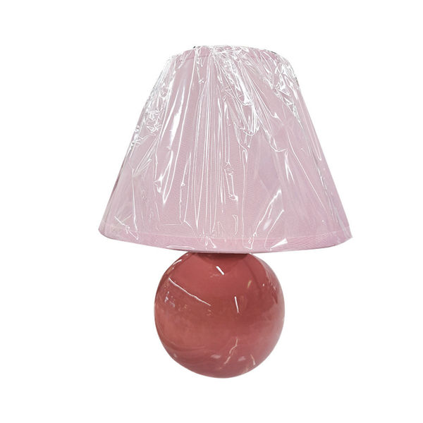 Снимка на Лампа настолна В228 - розова