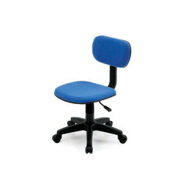 Малък офис стол - син цвят