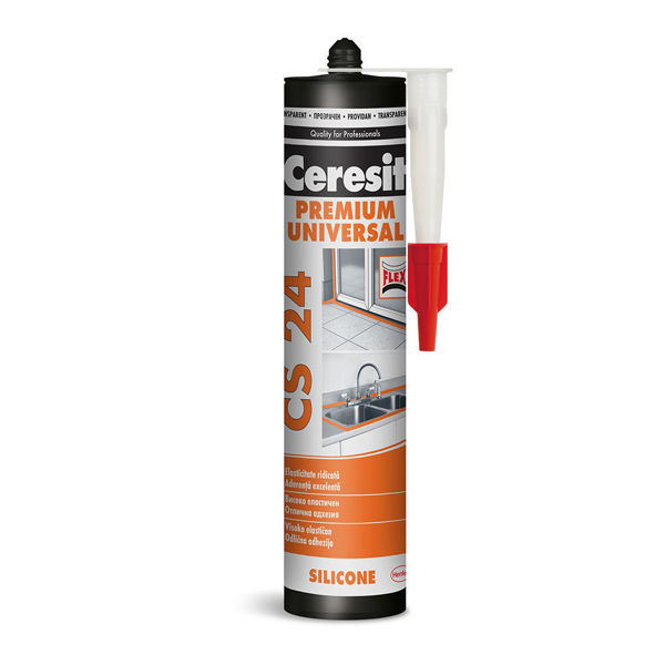 Снимка на Универсален силикон Ceresit Universal CS 24 - прозрачен - 280мл