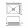 Прожектор TREND LED 10W размери