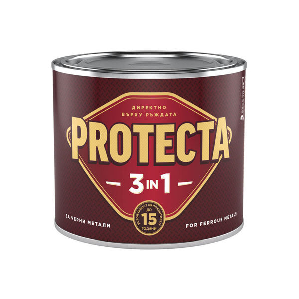 Боя за метал Protecta 500ml бяла