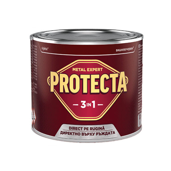 Боя за метал Protecta 500ml вишневочервена