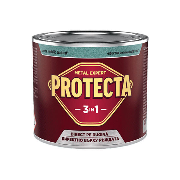 Боя за метал Protecta 500ml зелена металик