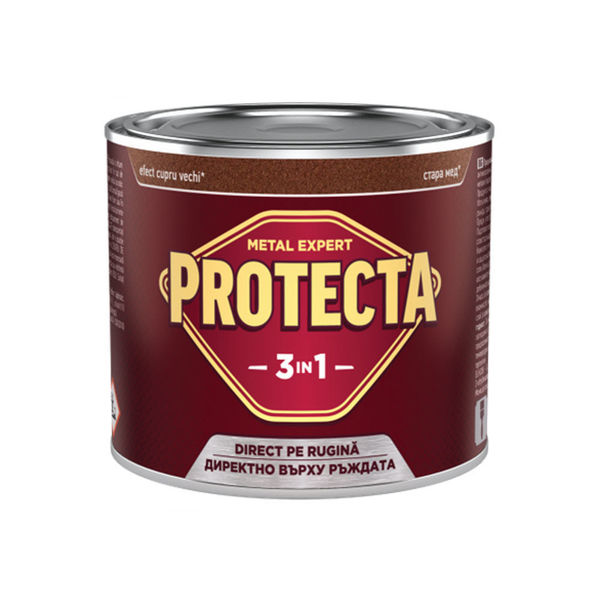 Боя за метал Protecta 500ml стара мед