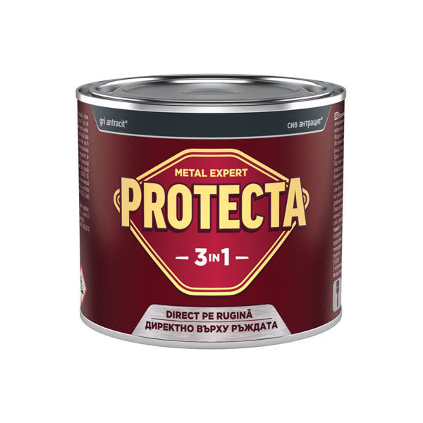 Боя за метал Protecta 500ml сив антрацит