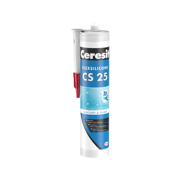 Санитарен силикон Ceresit 280ml сив