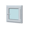 PVC бял прозорец за баня 50х50