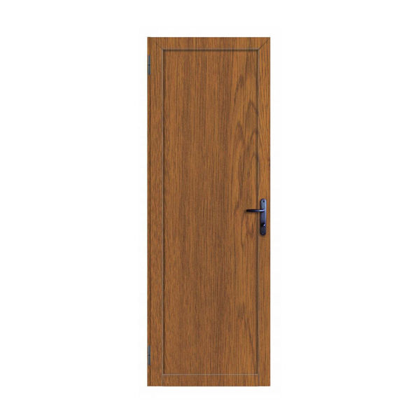 Алуминиева врата за баня 80х200 см златен дъб