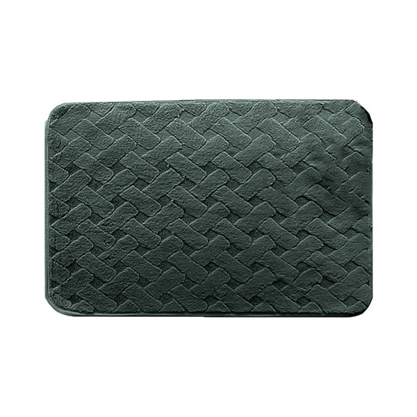 Килимче за баня тъмносиво 40х60 см