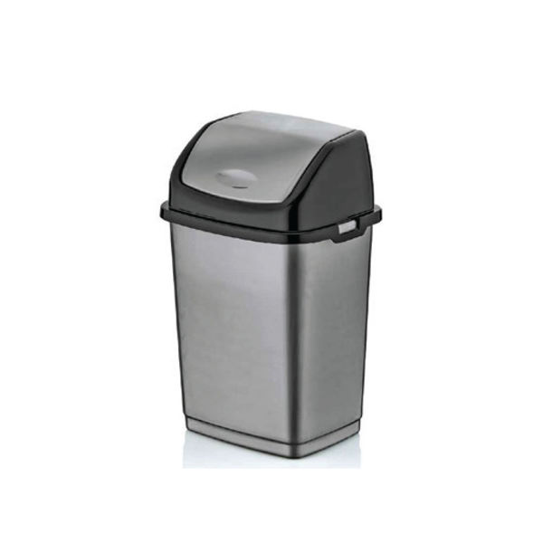 Кош за отпадъци с люлеещ капак 10л